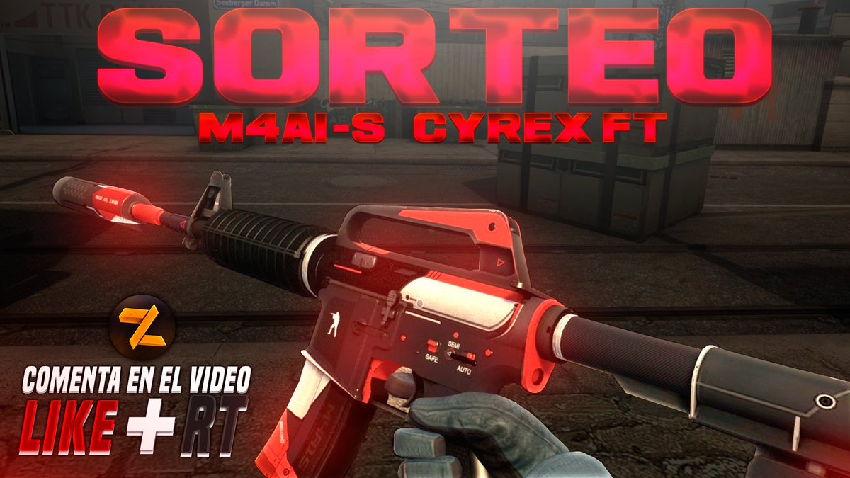 zevoCS2's tweet photo. #SORTEO M4A1-S | Cyrex FT
🔁RT + 👍 + Coment en el vídeo
https://t.co/M88fdiDUQo https://t.co/wviu79VgLO