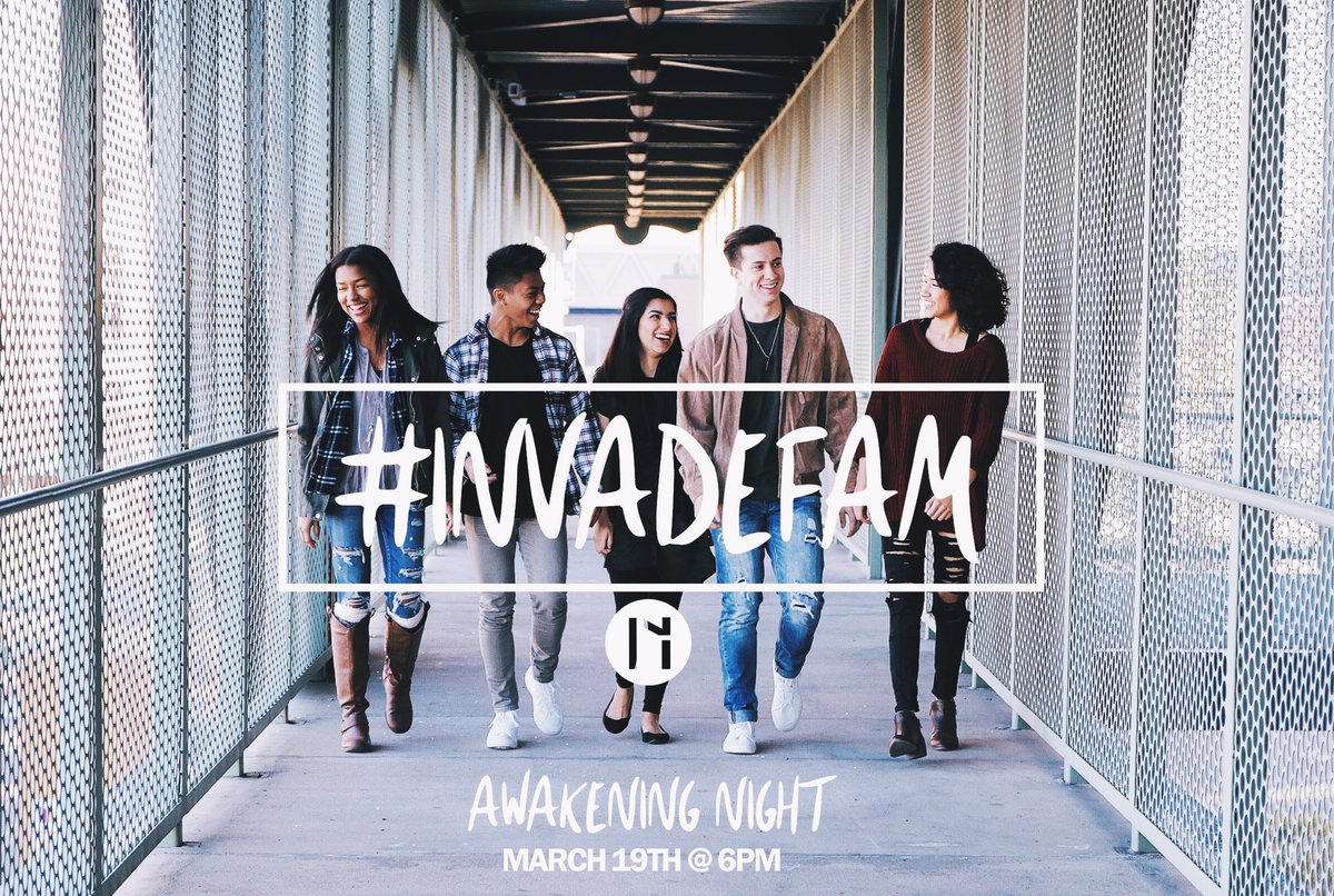 IAMINVADE's tweet image. Our next #InvadeAwakening is #InvadeFam March 19th at 6pm. Got some awesome things planned 
DON'T MISS IT!!