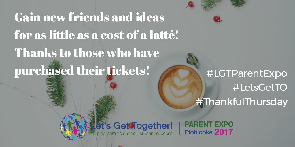 GetTogetherTO's tweet image. Join us on May 6th at #LGTParentExpo!