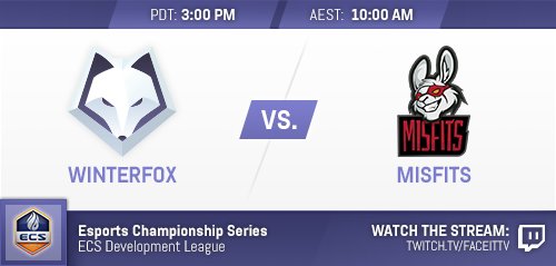 CSGO |  We have a day filled with matches in the EPL and ECS! First up we take on <a href="/MisfitsGG/">Misfits Gaming</a> in the ECS. twitch.tv/faceittv #WFXPRIDE