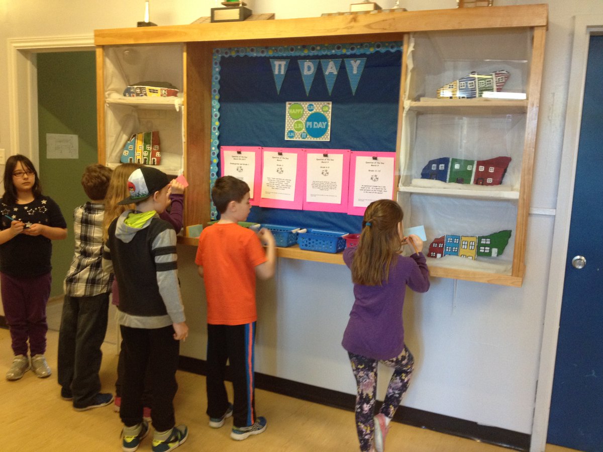 Working hard on the "Math Question of the Day". Who will win the prize on Pi Day? <a href="/NLESDCA/">NLESD</a>