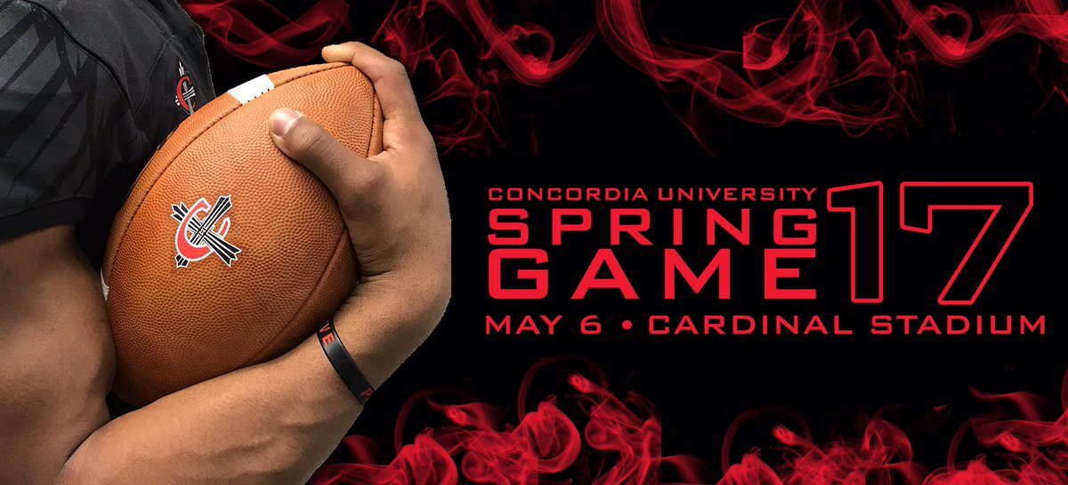 CUAA_Football's tweet photo. Mark your calendars for the 2017 Spring Game on May 6th at Cardinal Stadium! #DirtyBirds https://t.co/92wce7kdie