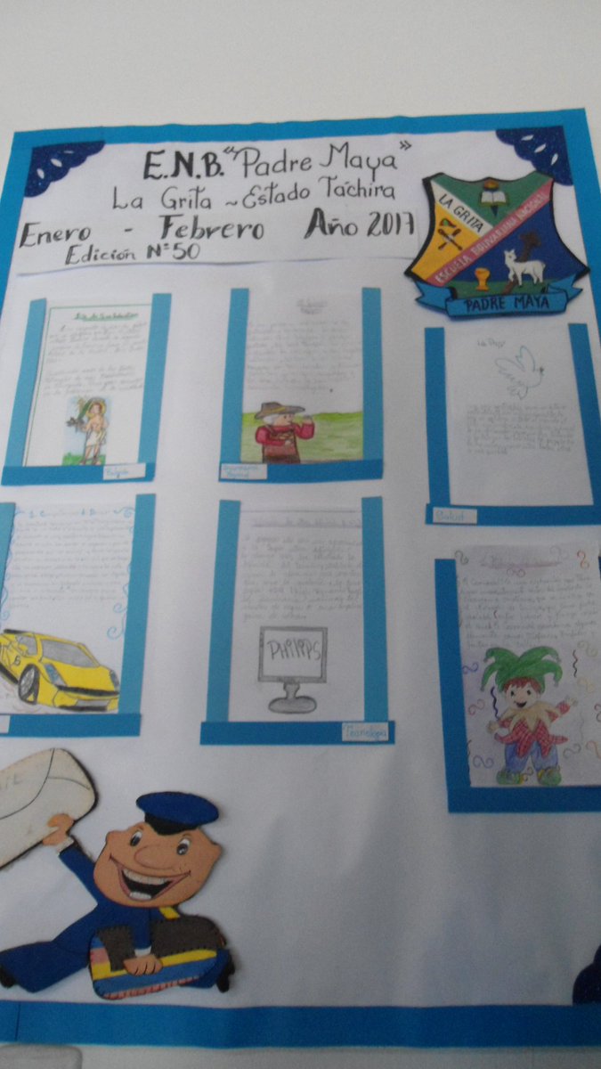 MUESTRA DE PERIÓDICO DE AULA ENB PADRE MAYA 6TO A