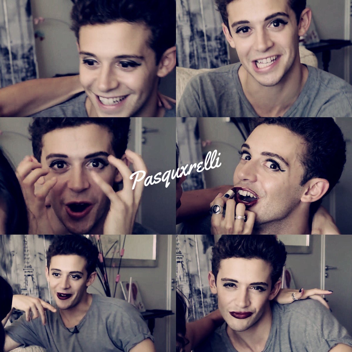 Pasquxrelli's tweet image. qué linda chica es Ruggera jajaj 😂 @_ruggero maquillado es todo gente jajaj lo amo tanto ay❤ miren el vídeo👇

 m.youtube.com/watch?v=zzxnxe…