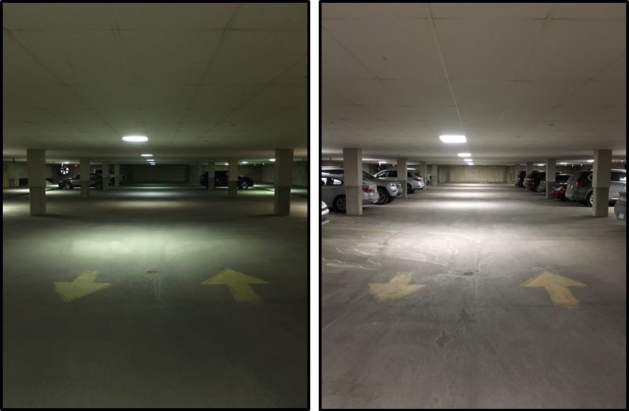 ThermoSource's tweet image. Edge-Lit LED Recessed Panels in Underground Garage...Nearly 80% Reduction in Electrical Usage...No Up-Front Investment Required!