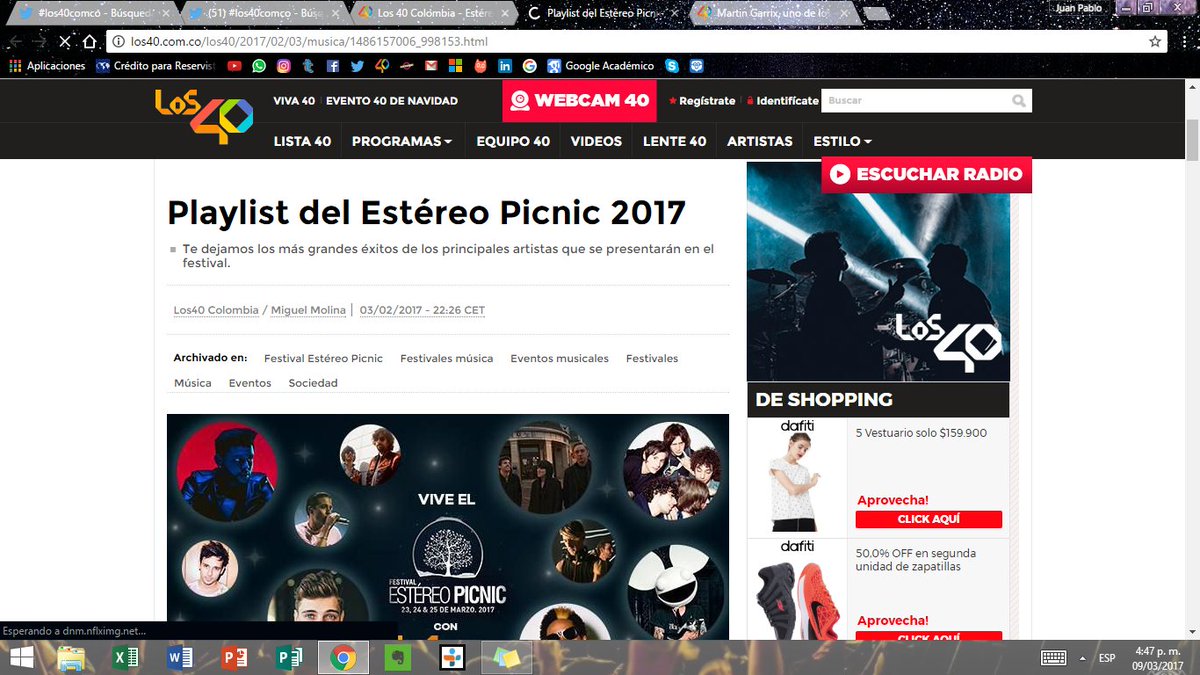 juannguio's tweet photo. #los40comco Eso si hay artistas para todos los gustos @Roberto_Cardona Pero en lo personal ¡MUERO! por ver a @MartinGarrix @los40colombia https://t.co/83kJHHYbHv
