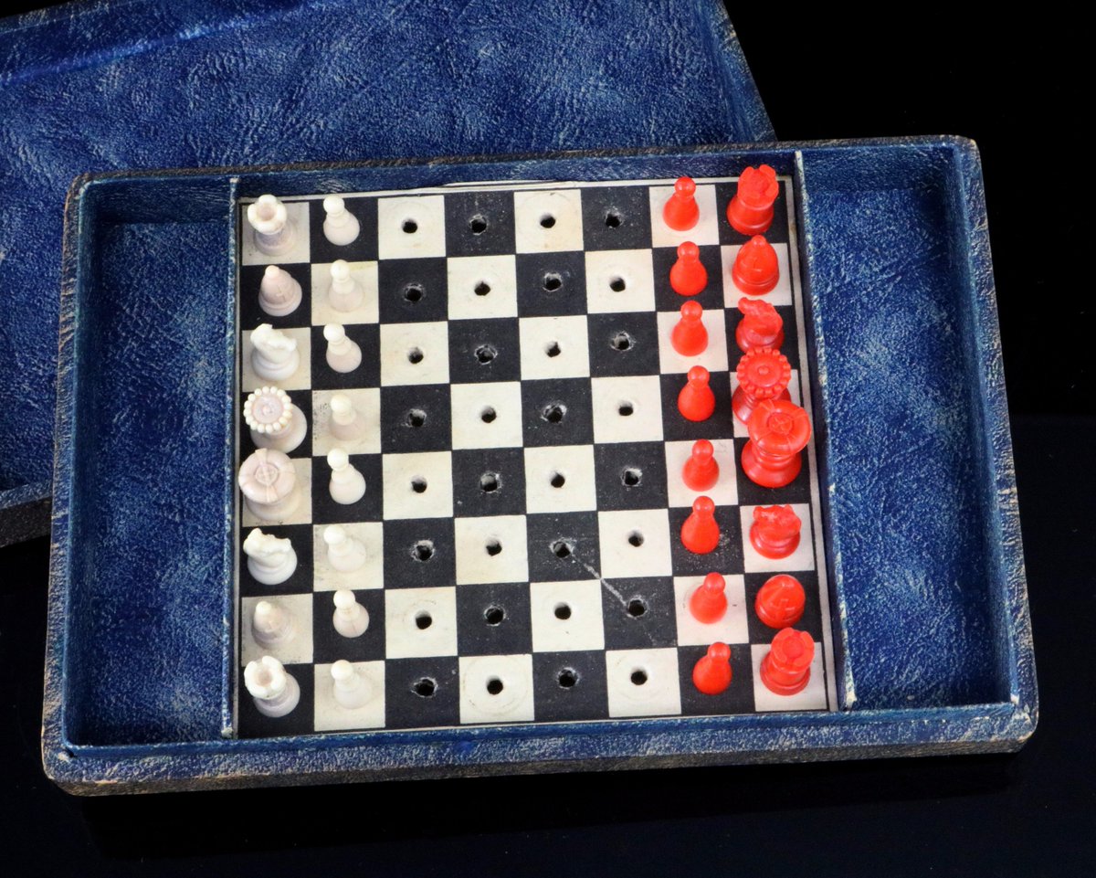 ArmoireAncienne's tweet photo. #Vintage Table Chess Set in a Box, #Travelchess https://t.co/i7Z9F3aInr via @Etsy #giftsforhim #chesslovers #chess #homedecor #vintageliving https://t.co/rS4Yp8Ofek