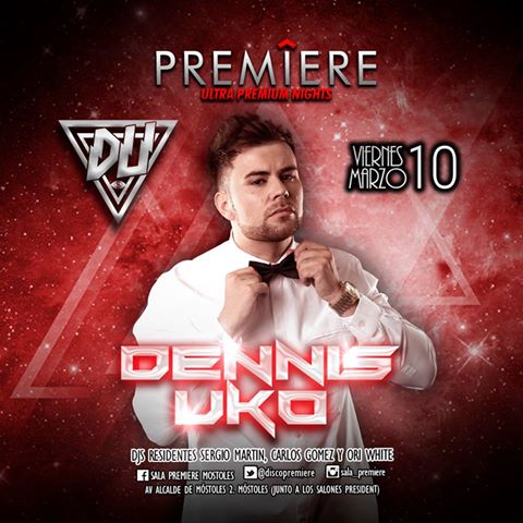 Viernes 10 de Marzo "DENNIS UKO" en #SALAPREMIERE <a href="/OriWhiteOficial/">Ori White</a> 
 <a href="/Victorjgd82/">Victorjgd</a> <a href="/oconutt/">carlosdj</a> <a href="/josetrompe/">trompe</a> <a href="/cintiaabarca/">Cintia Abarca</a> <a href="/DennisUko/">Dennis Uko</a>