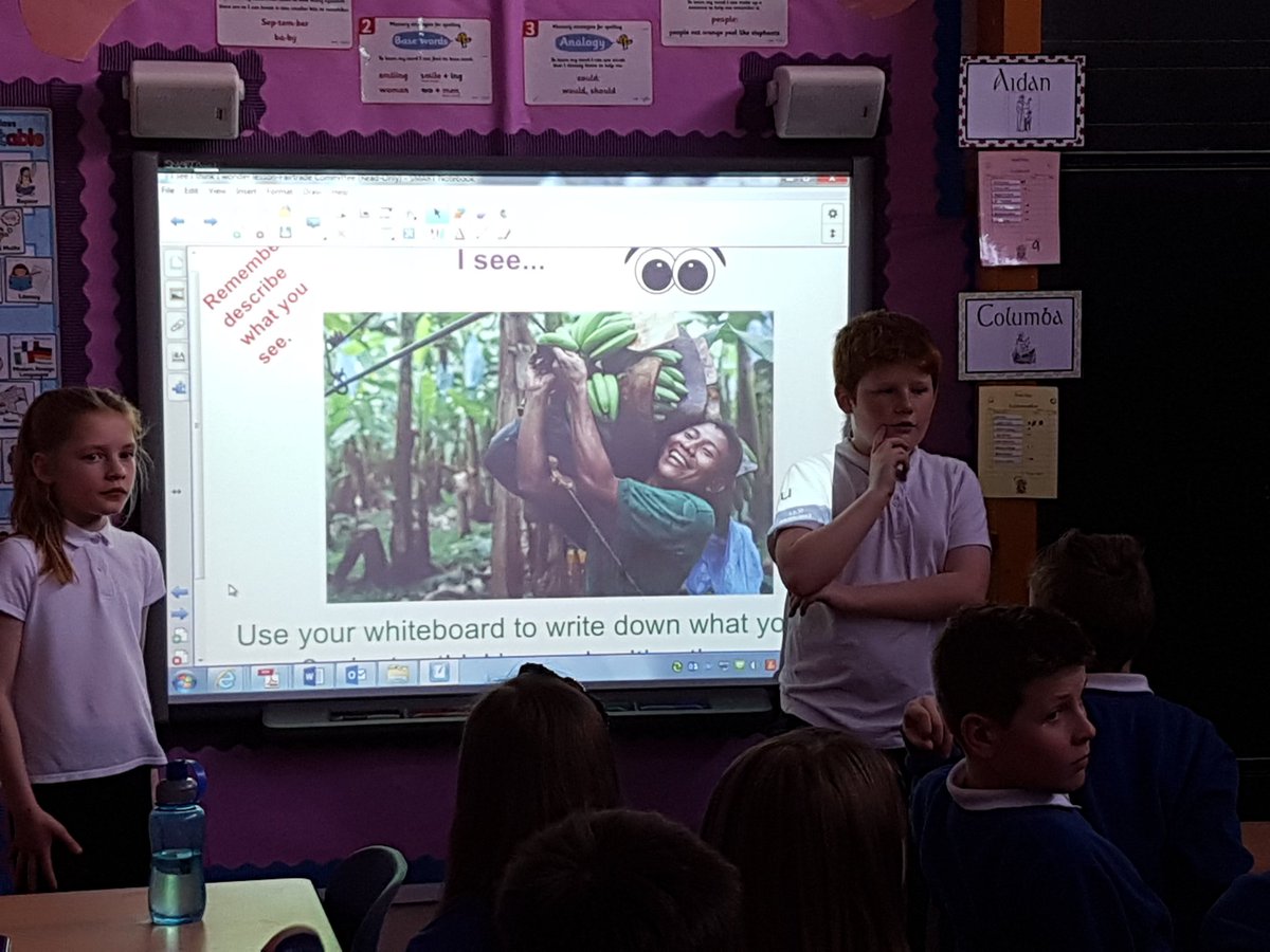 MissKMGrant's tweet image. We really enjoyed our #makingthinkingvisable lesson led by the Faitrade class reps! #FairtradeFortnight @AndrewFairtrade @primaryandrew