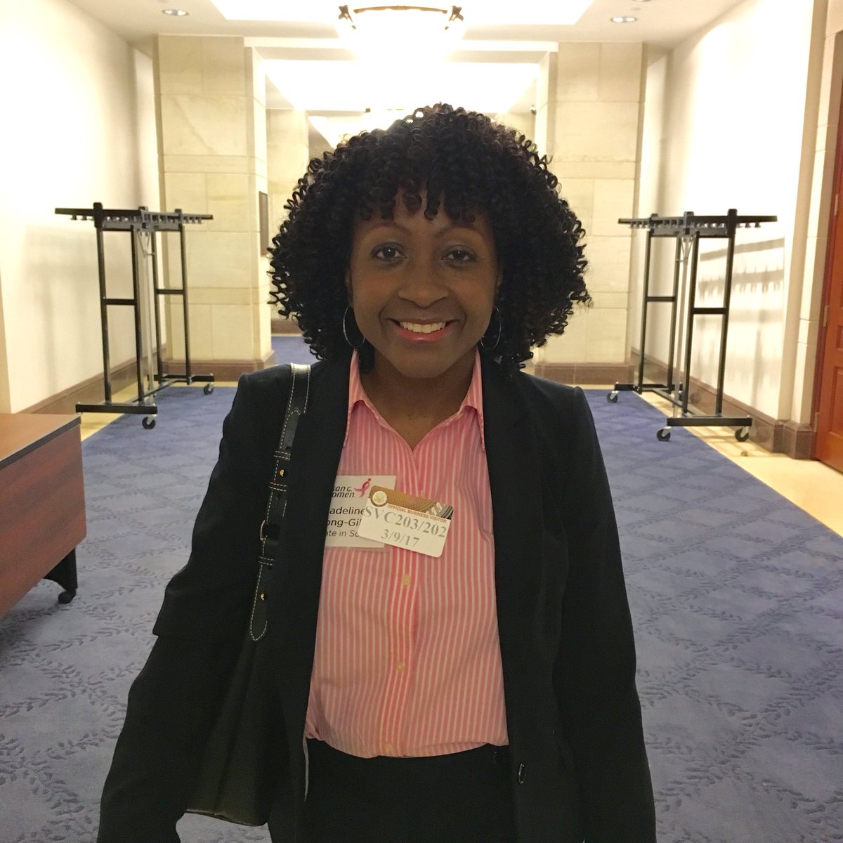 SusanGKomen's tweet photo. "I get to walk 4 the survivor that's not here today &amp; give her a voice in the BC space"-Madeline BC survivor &amp; AIS Member #KomenAdvocacy https://t.co/d1jqVKMUk6