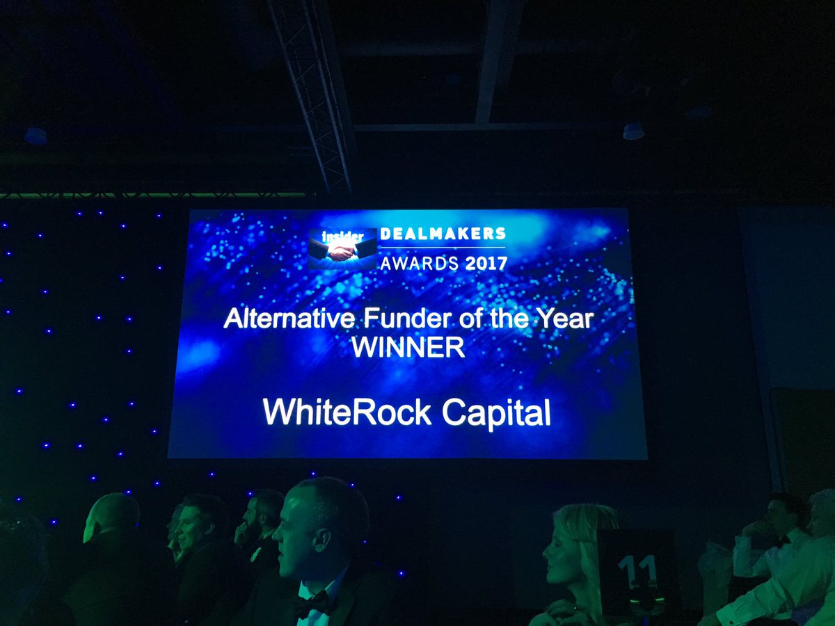 eightyfive90's tweet image. Big congrats to @WhiteRockCP alternative funder of the year @insiderireland #NIdeals