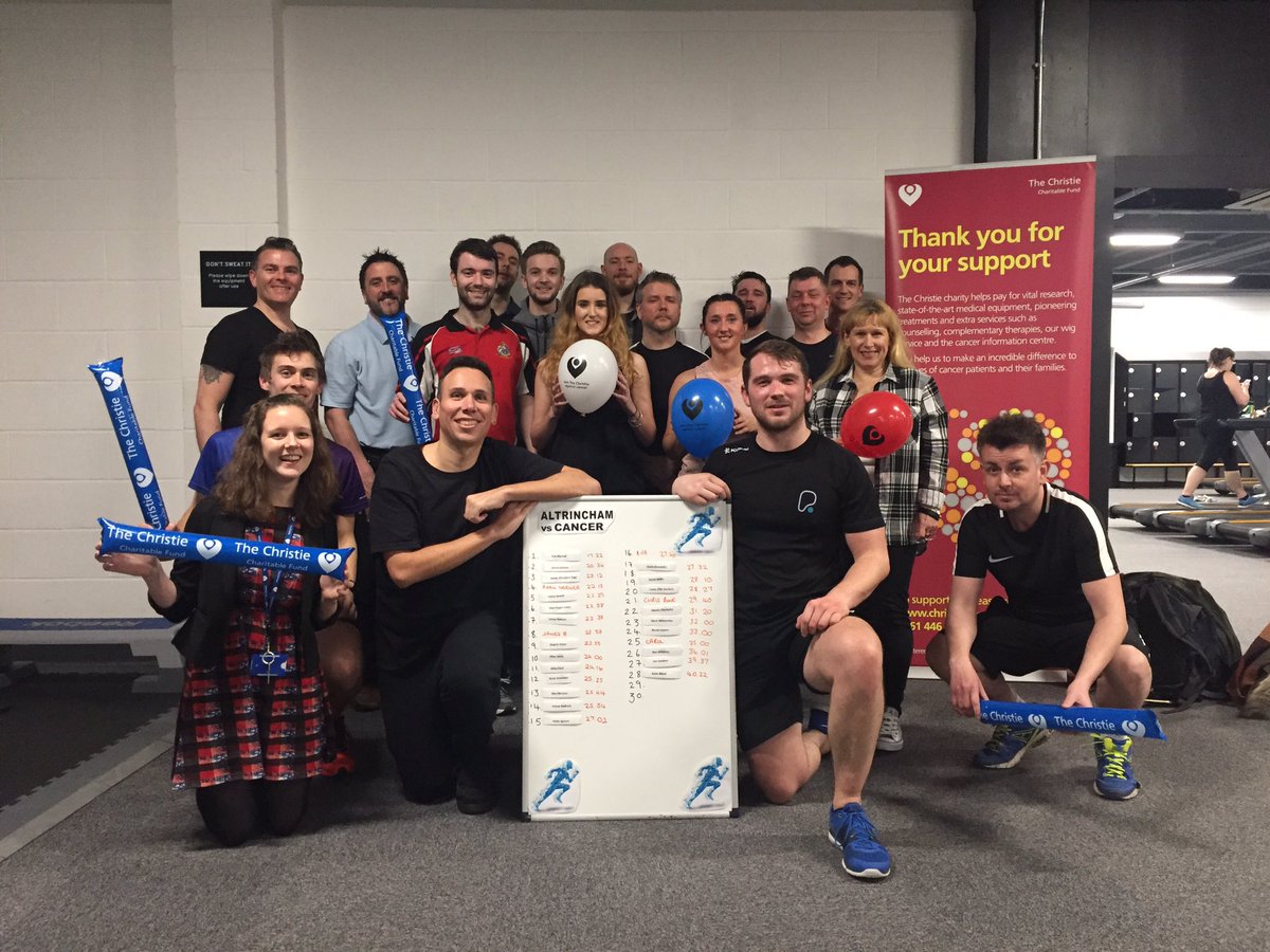 Great night tonight for #altrinchamvscancer - fundraising for such an important cause as <a href="/TheChristie/">The Christie Charity</a> #altrincham at @PureGym_ALTY