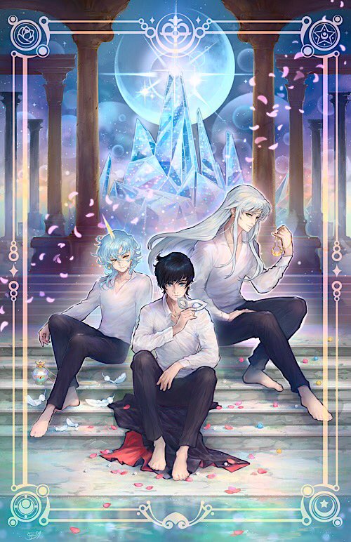 SailorMoonEvent's tweet photo. @channelSQUARE painted this stunning illustration, "Kings of the Millennium". It's a very attractive piece, to say the least! 😍 #SMMB2017 https://t.co/0zHGvyYiOu