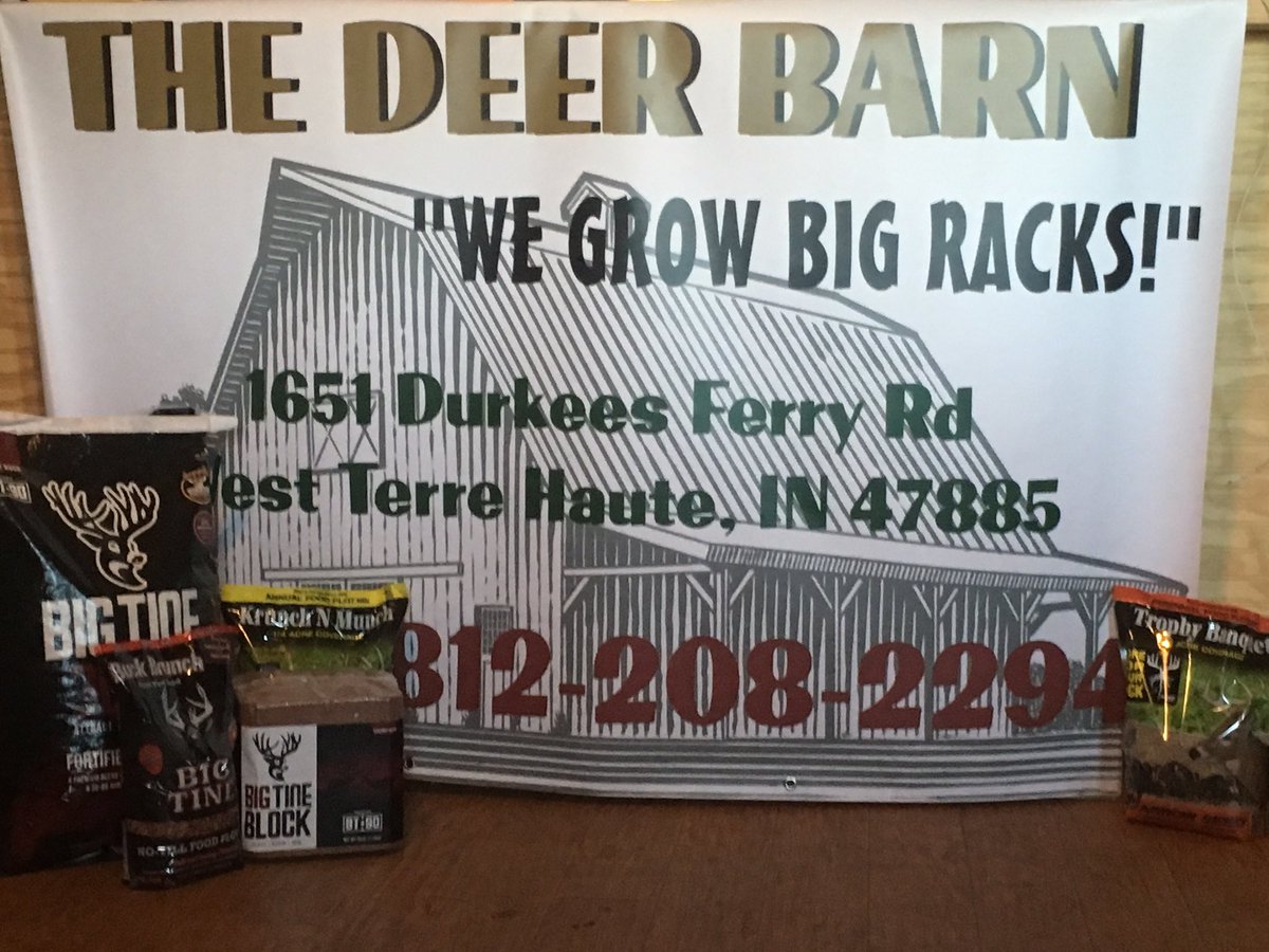thedeerbarn's tweet photo. Now is the time to be feeding your heard and planning your food plots. #thedeerbarn #wegrowbigracks #Arrowseed #bigtine #everyinchmattets https://t.co/uAplj2mWRH