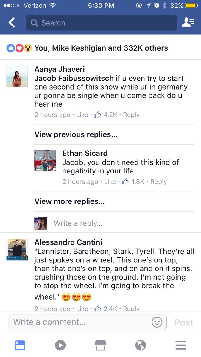 case_uhdilla's tweet photo. crying at the facebook comments #runjacobrun https://t.co/JiVpVWzezJ