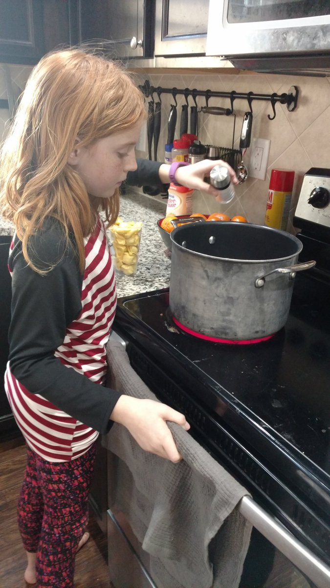chefmadd's tweet photo. Hard at working cooking dinner for the family! #chefmadd #cooking #kidchef #learningtobeachef #youngcook https://t.co/tvpp73HisU