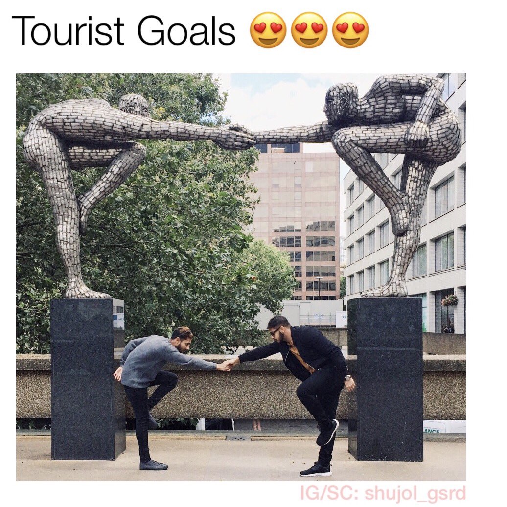 Shujol1's tweet photo. The stuff that me and my cousin bro go through 🤣🤣🤣 #bro #touristgoals #cousins #bhaimance #statue #memes #meme #pose #brother #london https://t.co/RVikrxyPON