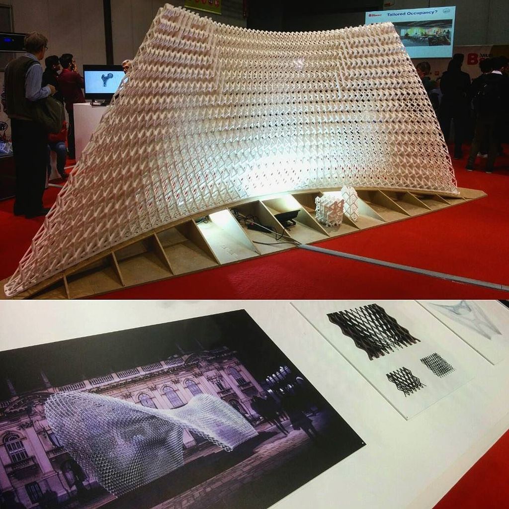baestbergonzoni's tweet image. #Trabeculae Pavilion by #ACTLAB @Polimi @ @MADEexpo #Milan  @bsmartmade w/
#3Dprinted @3dw… ift.tt/2lIP9y2