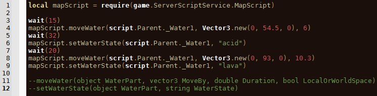 Crazy On Twitter This Is How Easy It Will Be To Script Maps For Flood Escape 2 When The Map Making Kit Gets Released - roblox flooded map script