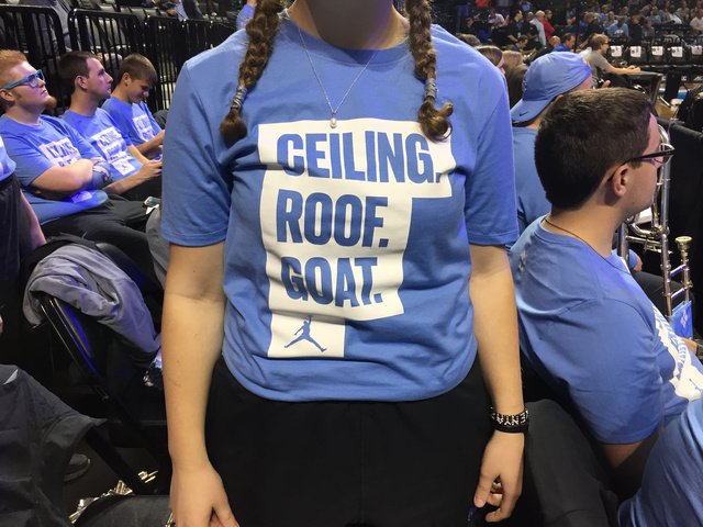 BleacherReport's tweet photo. New school motto?

UNC unveiled some new shirts today 🐐 https://t.co/H9x44XjsiG https://t.co/6ReXiTq9Om
