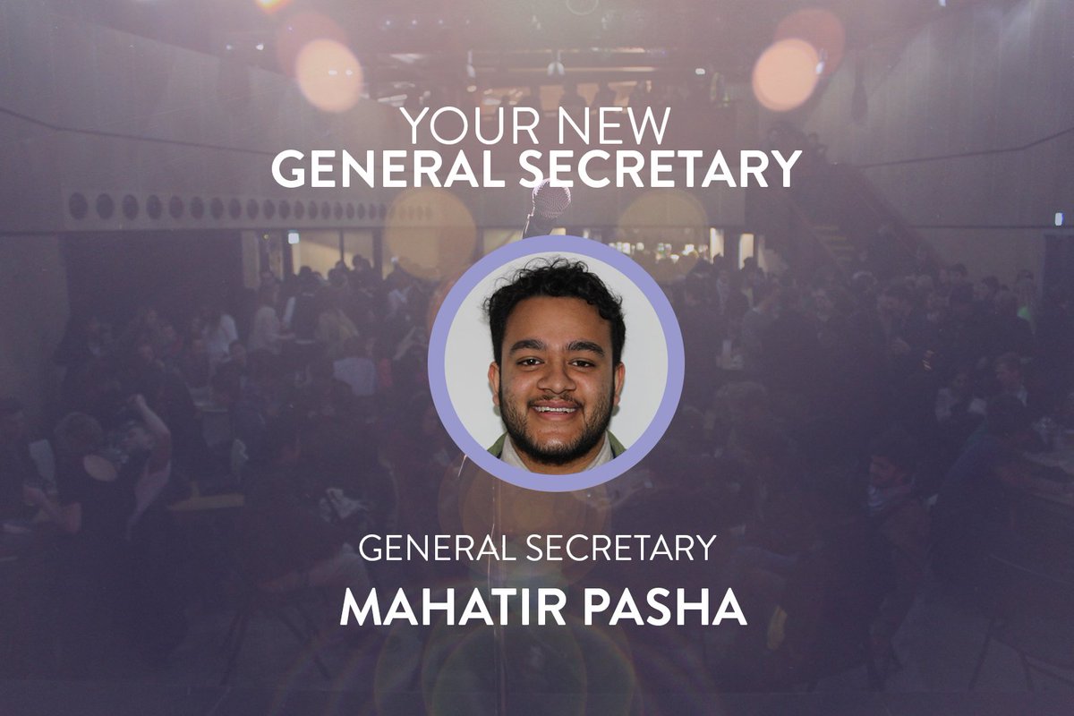 lsesu's tweet photo. Congratulations to Mahatir Pasha. LSESU's General Secretary for 2017/18. #LSESUELECTS https://t.co/EkmLcb9QCY