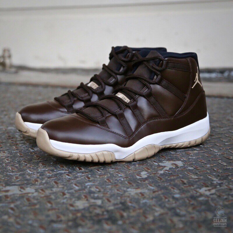 #TBT to our "Baroque Brown" Air Jordan 11's. Email us to cop a pair of your own. #customjordans