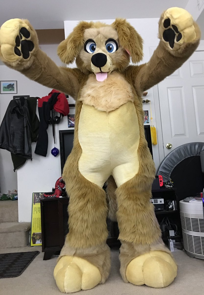 Thread wizard บนทวิตเตอร์: "Golden plush suit all finished up!!  https://t.co/iwV9aLn5H2" / ทวิตเตอร์