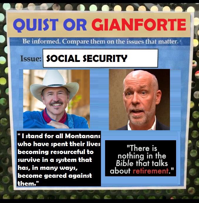 dyrdaisy's tweet image. As a millennial with many working years ahead of me, it's good to know that @RobQuistforMT has my back. #RobQuist #mtpol #SocialSecurity