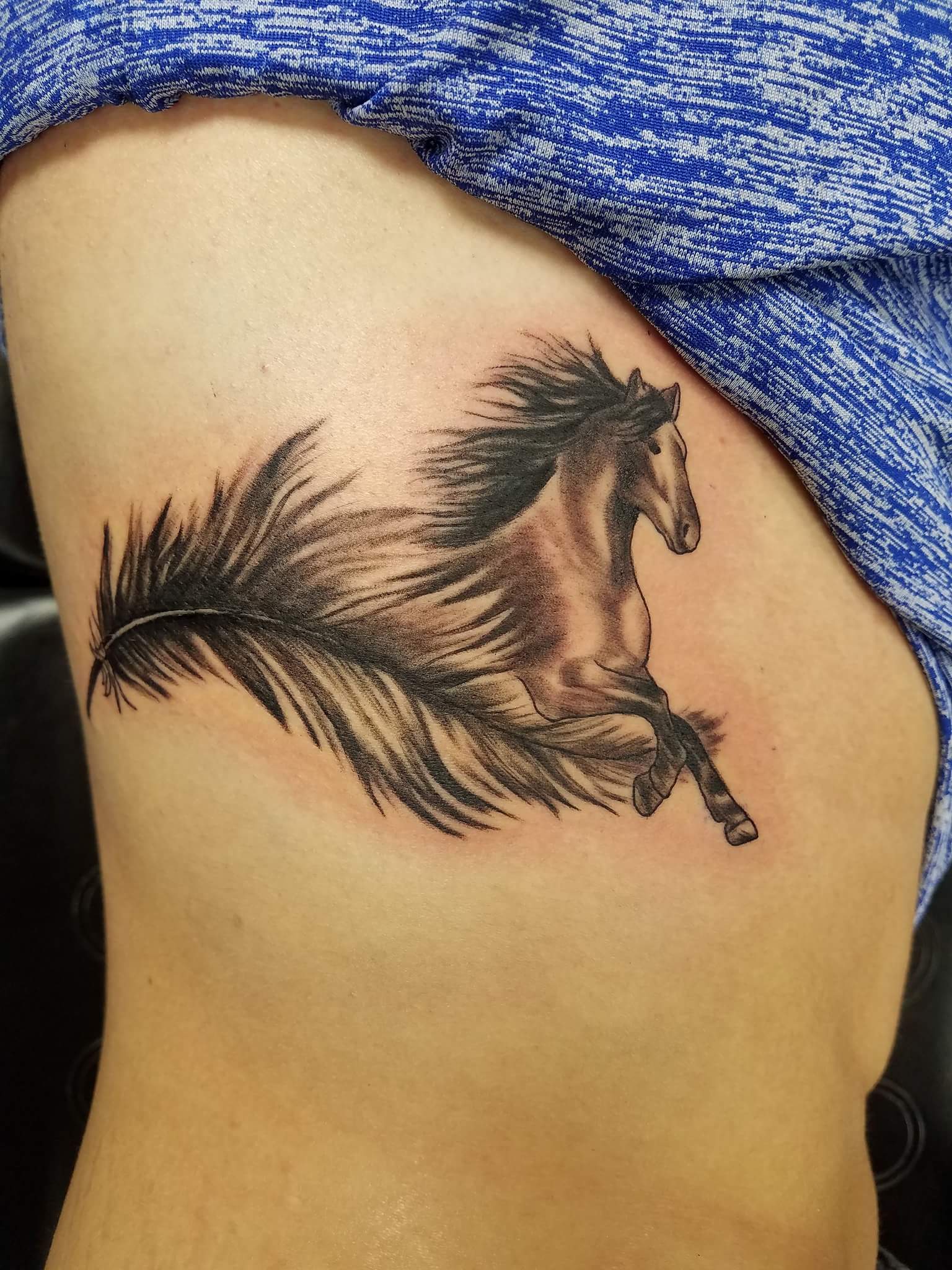 Cool horse tattoo | Horse tattoo, Tattoos, Equine tattoo