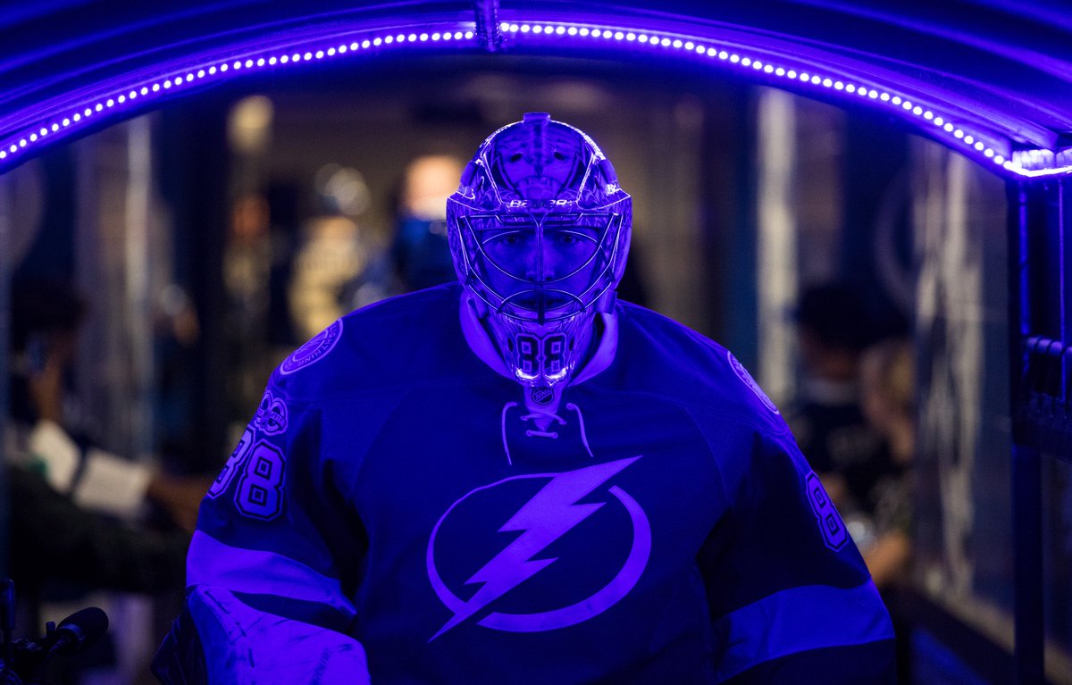 NHL's tweet image. That's focus. #MINvsTBL