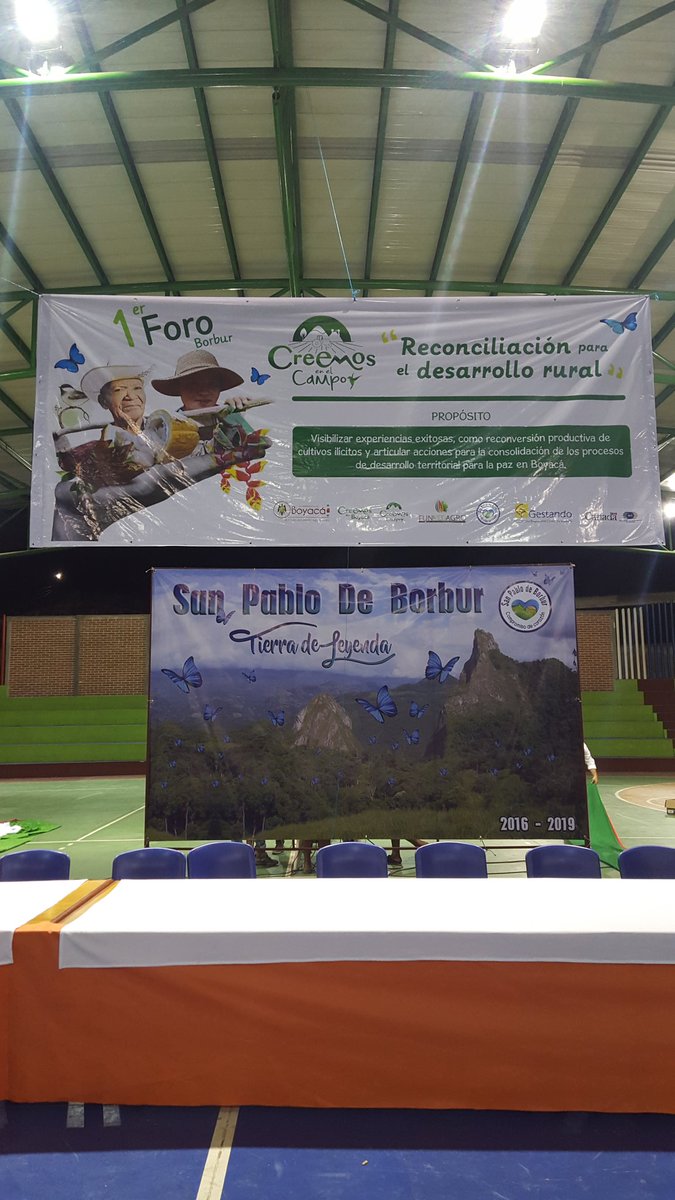 asocacabo's tweet photo. Todo listo para maña foro en San Pablo de Borbur lo esperamos @CarlosAmayaR @GobBoyaca https://t.co/SwjiTAGPol