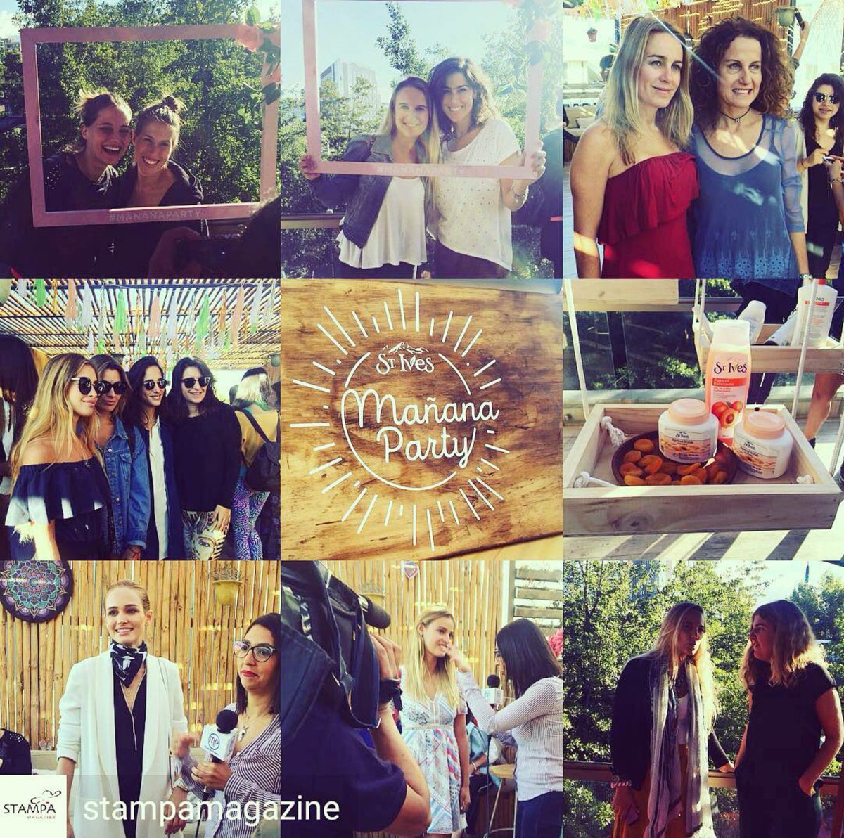 Felices hoy en #mañanaparty y @stampamagazine 🕉😍 con la Pili! Bellas fotos #stampamagazine  gracias!!! Gracias <a href="/stivesskin/">St. Ives</a>
@stives_chile