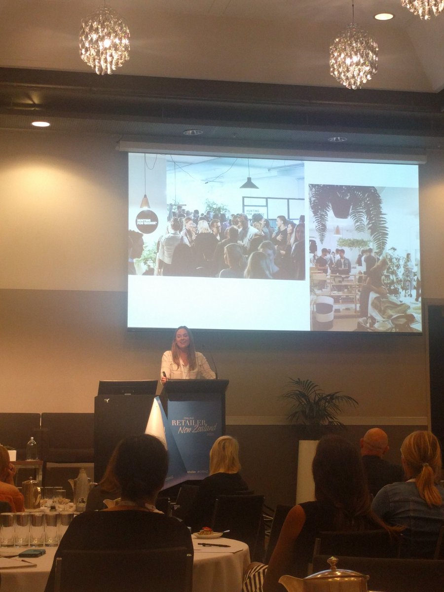 <a href="/LucyGladeWright/">Lucy Glade-Wright</a> talking with such passion about <a href="/Hunting4George/">Hunting for George</a>. Awesome brand. You can tell she loves what she does! <a href="/eretailer/">@eretailer</a> #ORNZ17