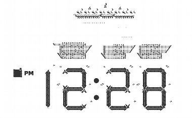 christianbok's tweet photo. They build a digital clock in the Game of Life: https://t.co/XxEfCqf0oJ https://t.co/NJCb0cnHMd