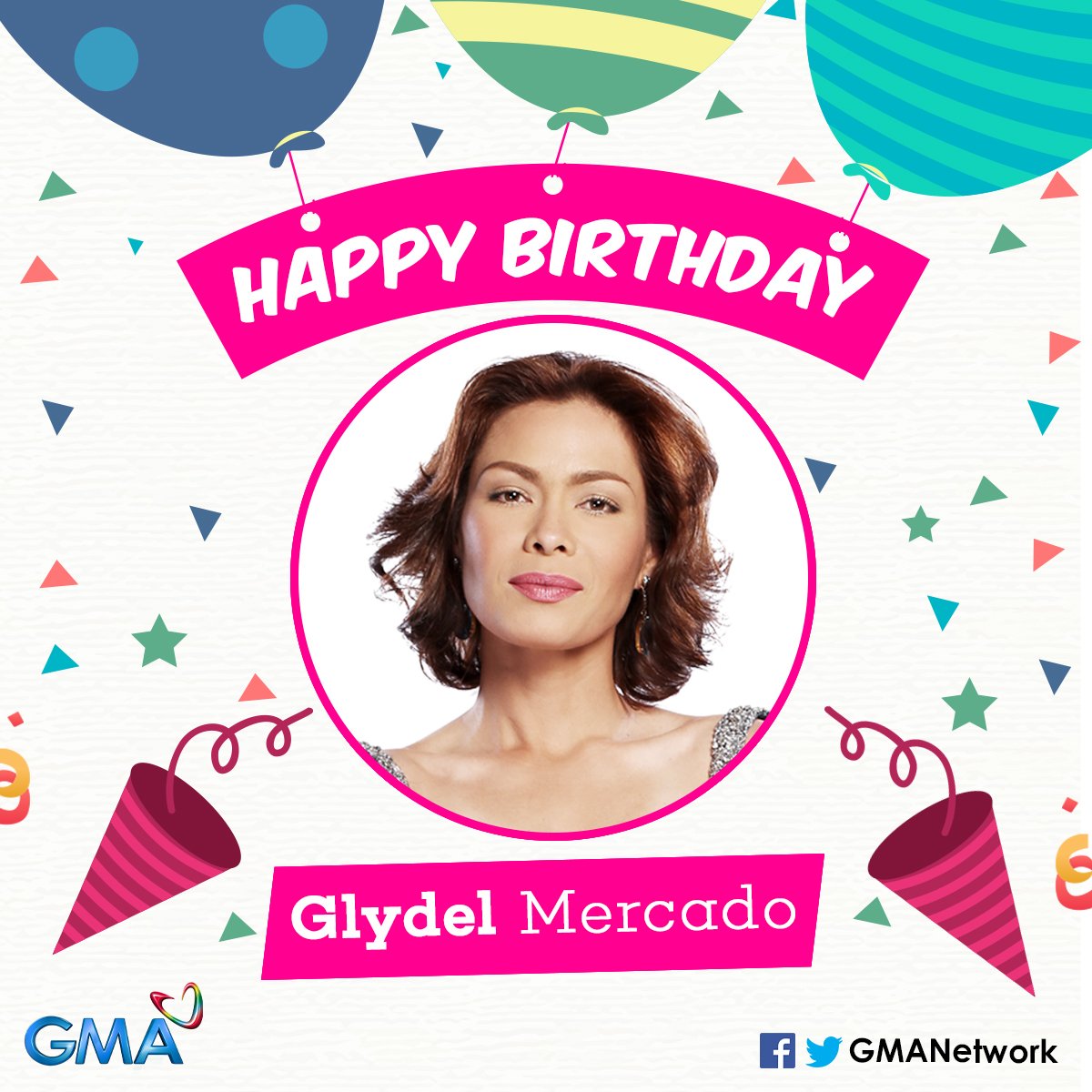Happy birthday, Ms. Glydel Mercado! 

May the year ahead be full of love and happiness! 