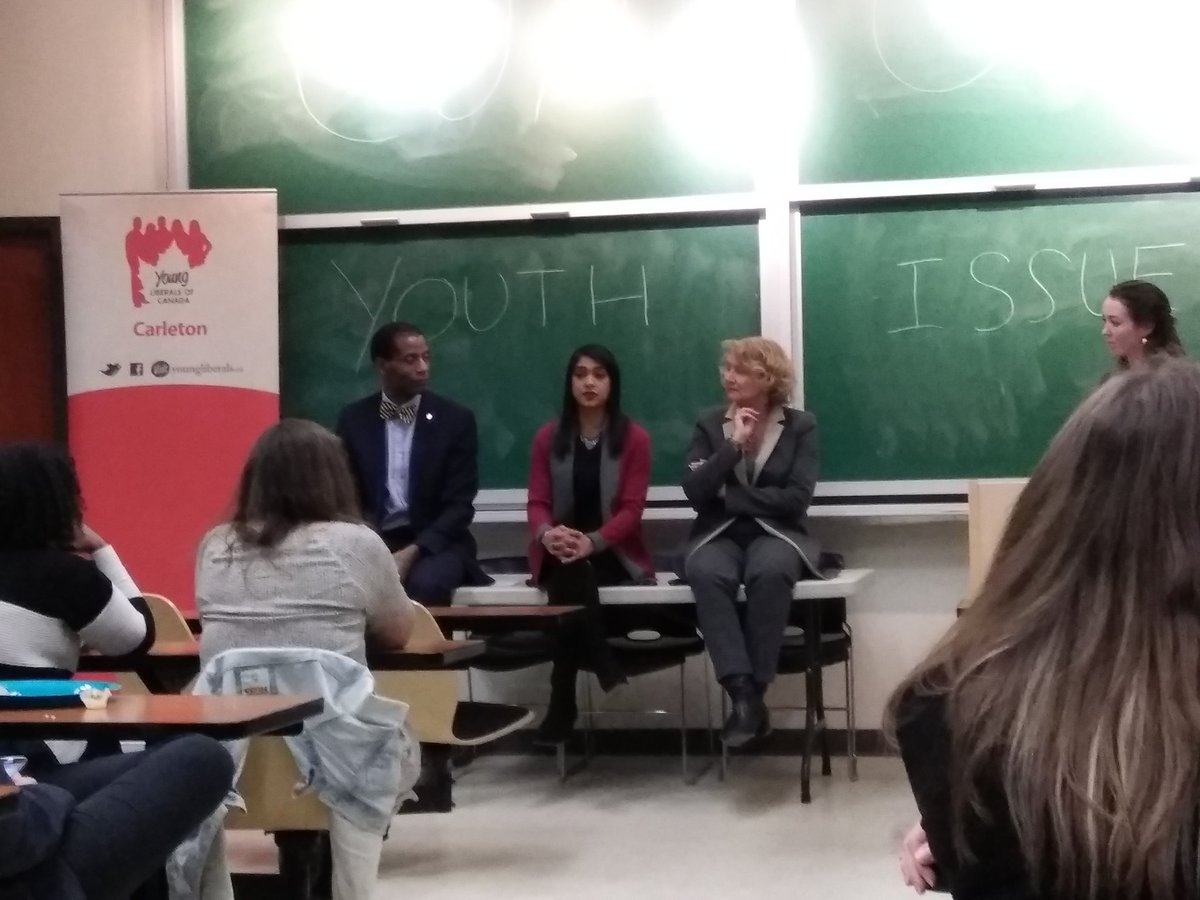 Thank you to <a href="/ocyl_jloc/">OC Young Liberals</a> &amp; <a href="/CUliberals/">Carleton University Young Liberals</a> for organizing a fantastic policy talk! Thank you to <a href="/GregFergus/">Greg Fergus</a>  <a href="/Minofs/">Mino M.</a>  <a href="/karenmccrimmon/">Karen McCrimmon</a>