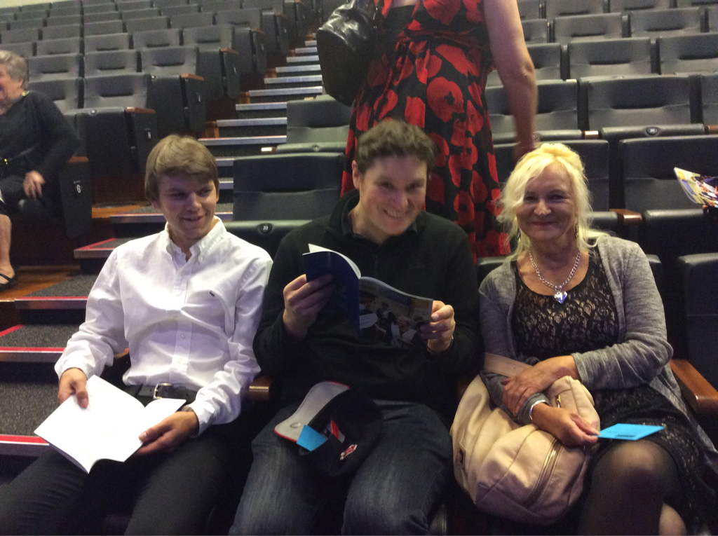zenergynz's tweet photo. Proud families of our grads waiting for the ceremony to begin. So proud of Luana Tupou & Nathan Taramai. #ZforNZ #OPgrad https://t.co/pRki1iLk8X