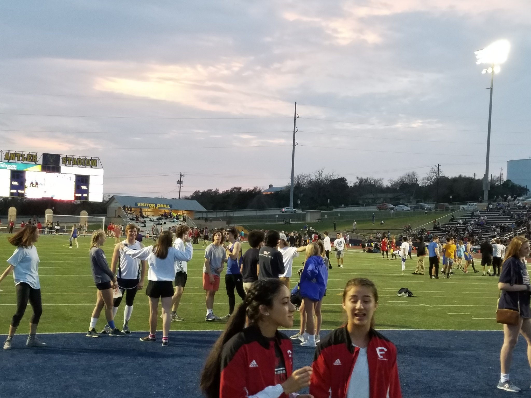 Coach McBee on Twitter weather...Kids on the track competing