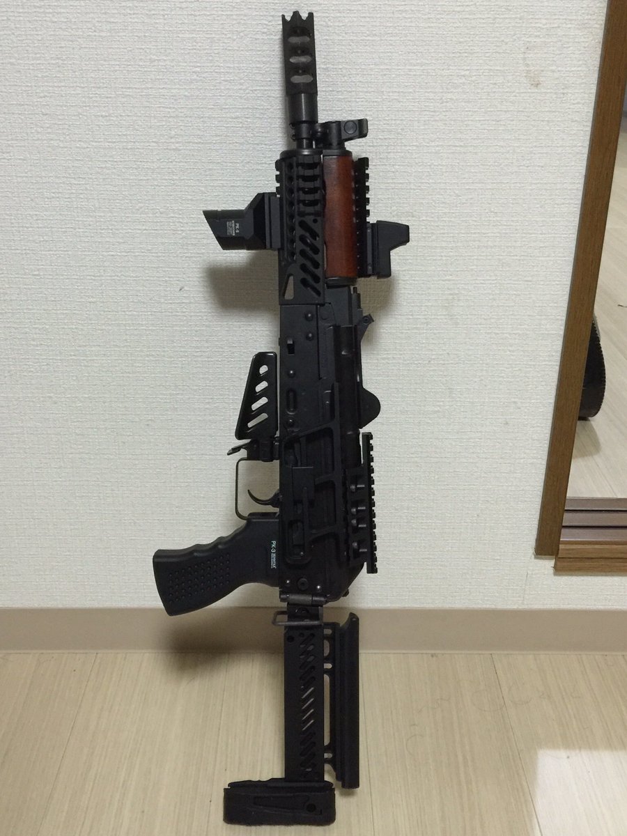 akクリンコフカスタム送料込 5KU 製 】AKS-74U クリンコフ 対応 Zenit B-18U リアサイトレール