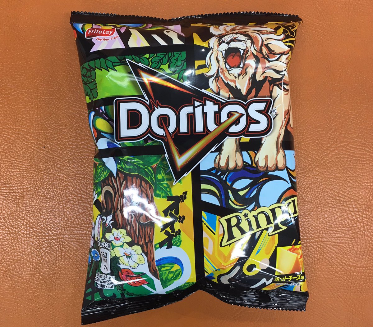 【いただきました】ジャパンフリトレーの『ドリトス ホットチーズ味』。ドリトス日本発売30周年記念にてパッケージデザインは「輪派絵師団」とコラボ。4月10日から発売です。
#輪派絵師団 #ドリトス