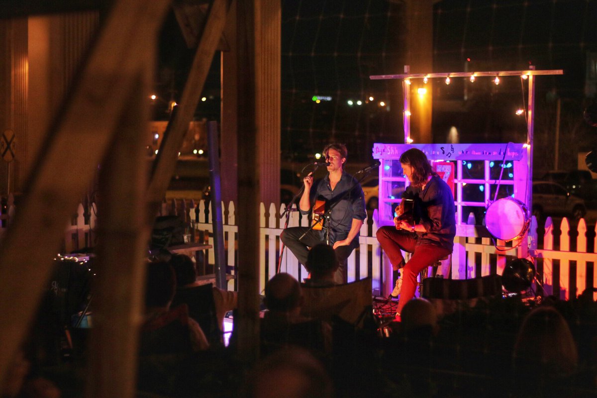 Our first Music Under the Stars of the season: <a href="/romanstreetband/">Roman Street</a>, adding some extra flavor to From The Ground Up tonight. ✨🎶 | #Pensacola