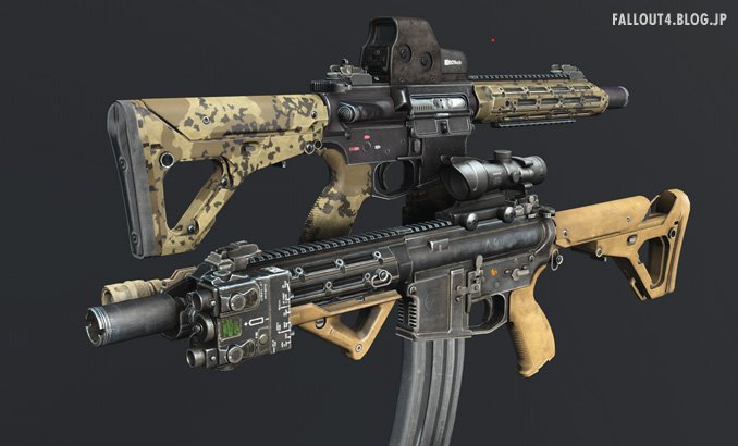 Fallout4 情報局 בטוויטר Ru556 Assault Rifle V1 2アップデート T Co makhcv9r