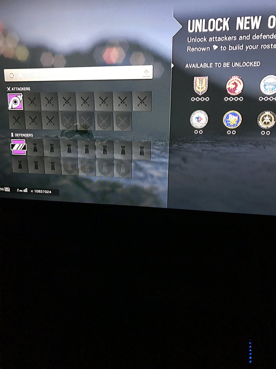 Bug23Bug's tweet image. Help lost all operators but season 2 @UbisoftSupport @Rainbow6Game @Rainbow6Game @UbisoftSupport