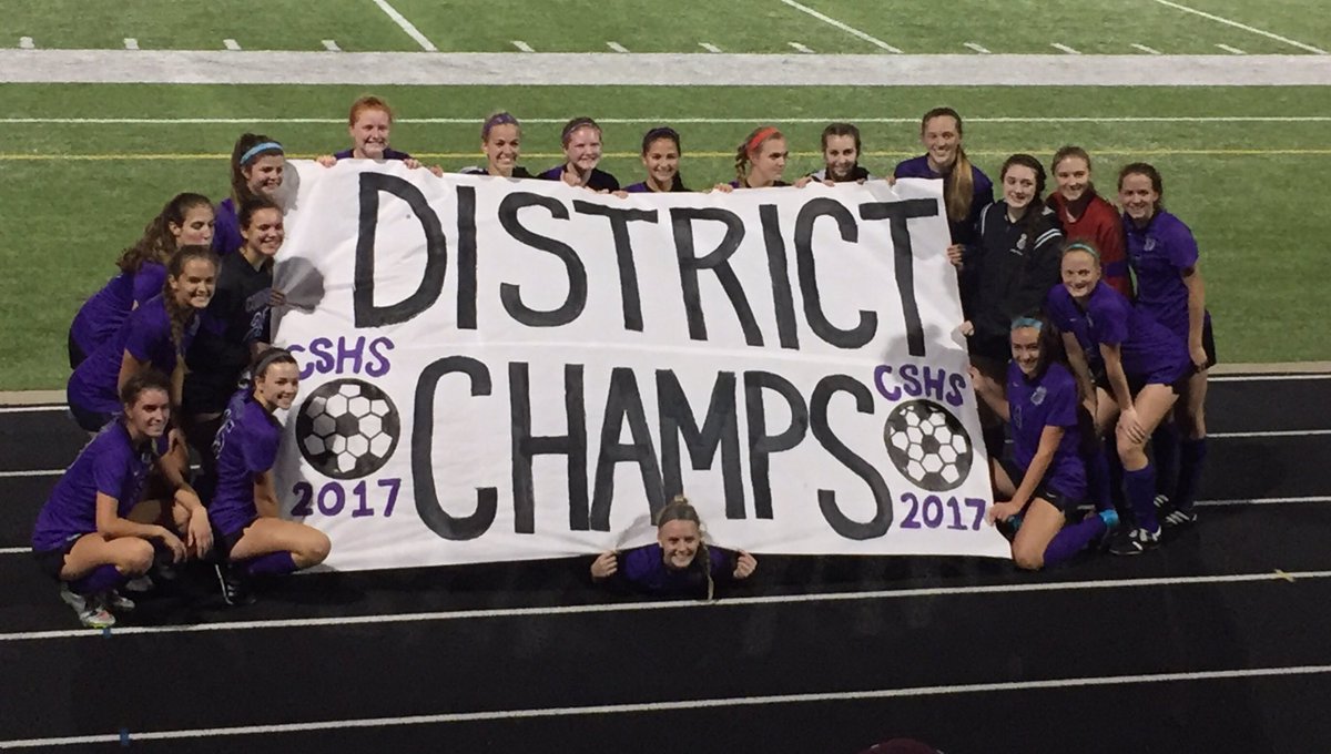 Lady Cougars capture their 5th consecutive district title with a 3-0 win over @Ruddgirlssoccer ⚽🏆