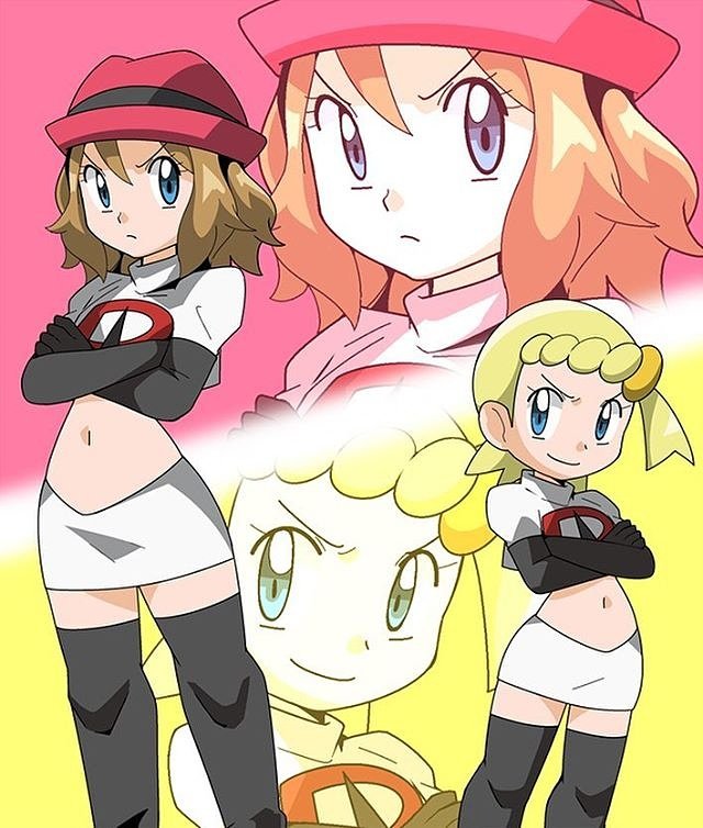 Rule34 xy. Покемон XY Бонни. Серена покемон XY. Покемон сирена с Бонни. Serena Pokemon.