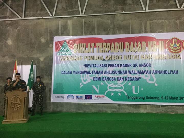 Ansor_Kukar's tweet photo. Pembukaan Diklat Terpadu Dasar (DTD) Angkatan II Tahun 2017. 
9 Maret 2017. https://t.co/gT2AnAcv3a