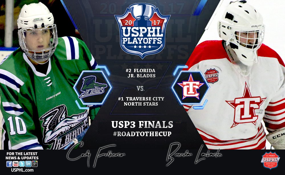 USPHL's tweet image. USP3 FINALS: Florida Jr. Blades vs. Traverse City North Stars

WATCH LIVE → @MyHockeyTV @ 12:20pm

#RoadtotheCup