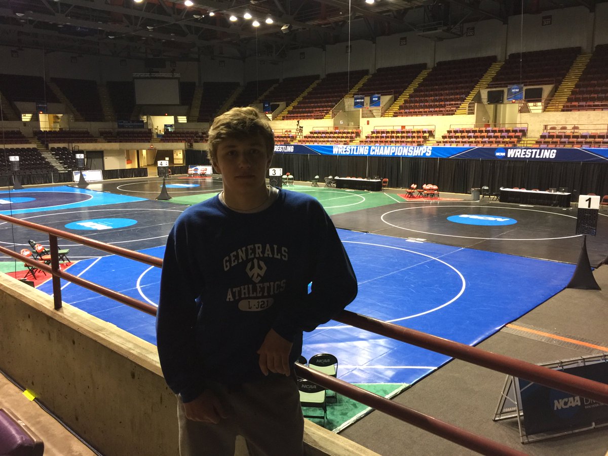 GeneralsWrestle's tweet photo. @Z_Bosh01 & Joe Scott on #RoadtoLaX 11 am CT/12 pm EST start time tomorrow morning. #GoGenerals @GeneralsWrestle https://t.co/xenQtORLmv https://t.co/L98vrkYOmw