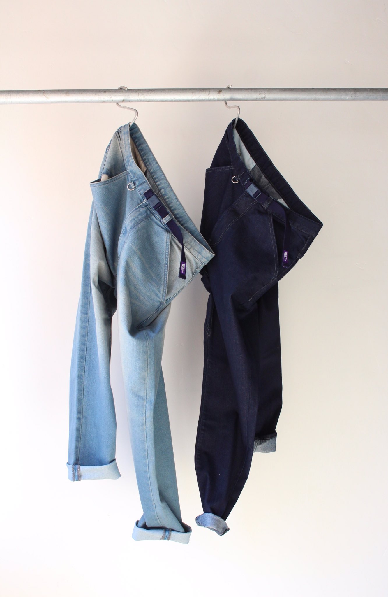 Webbing belt store denim pants