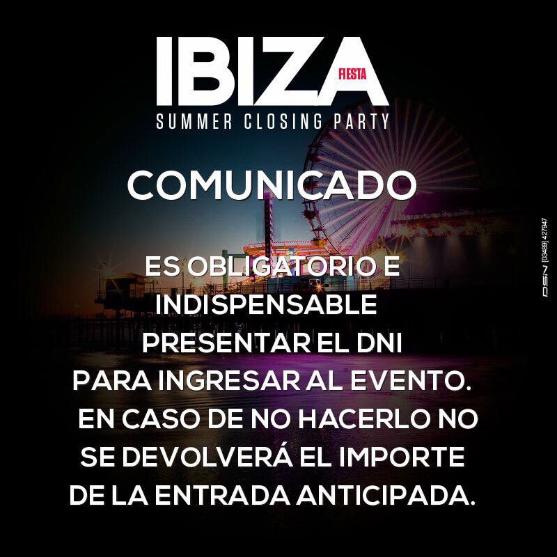 DreamClubEvento's tweet photo. ⚠️IMPORTANTE⚠️

*SIN EXCEPCIÓN Y PARA TODAS LAS EDADES

‼️No te olvides el DNI y disfruta la noche desde que empieza hasta que termine. https://t.co/IKrQTo7vdu
